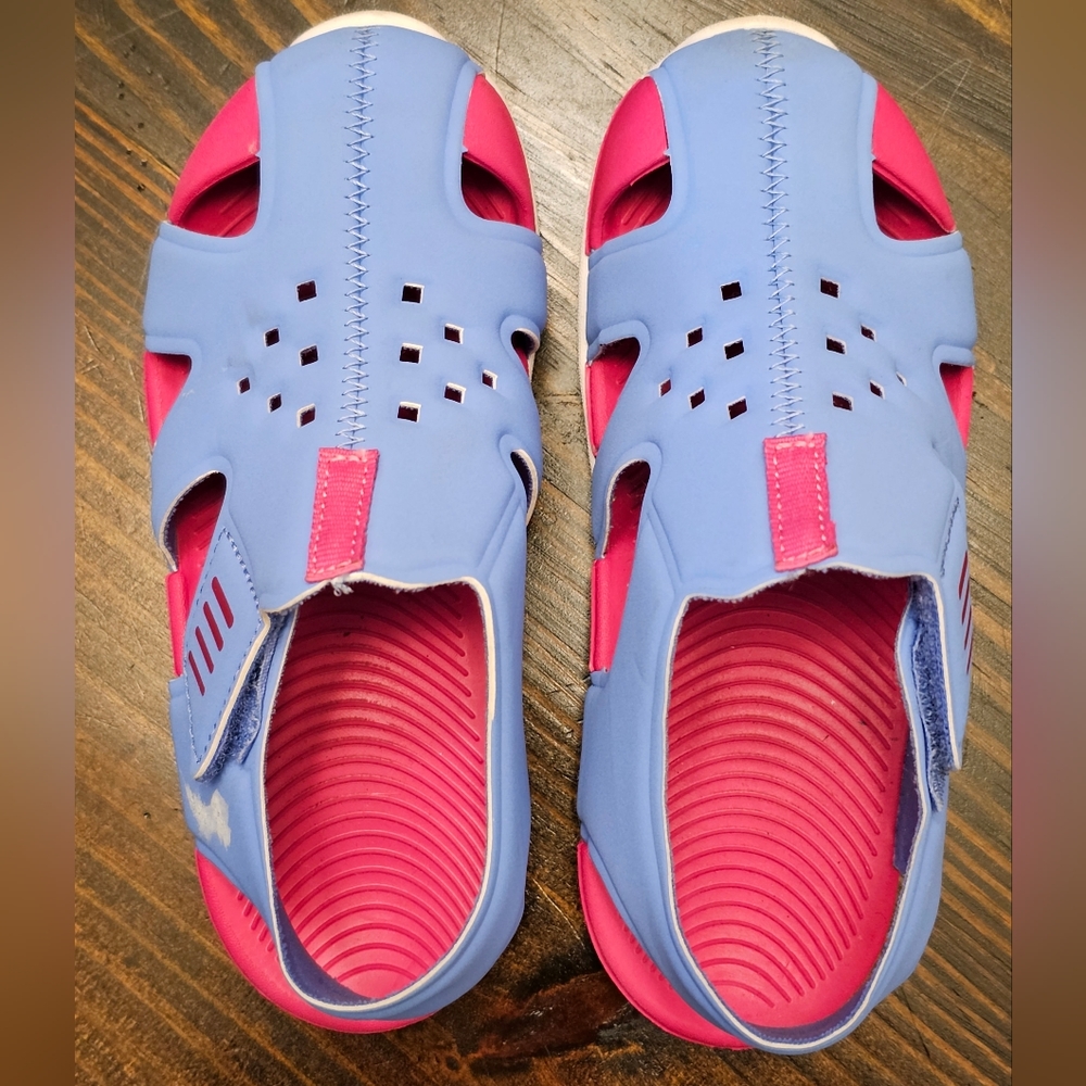Wonder Nation Toddler Girls Bump Toe Sandals Size 11/12